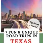 road trips in Texas pin