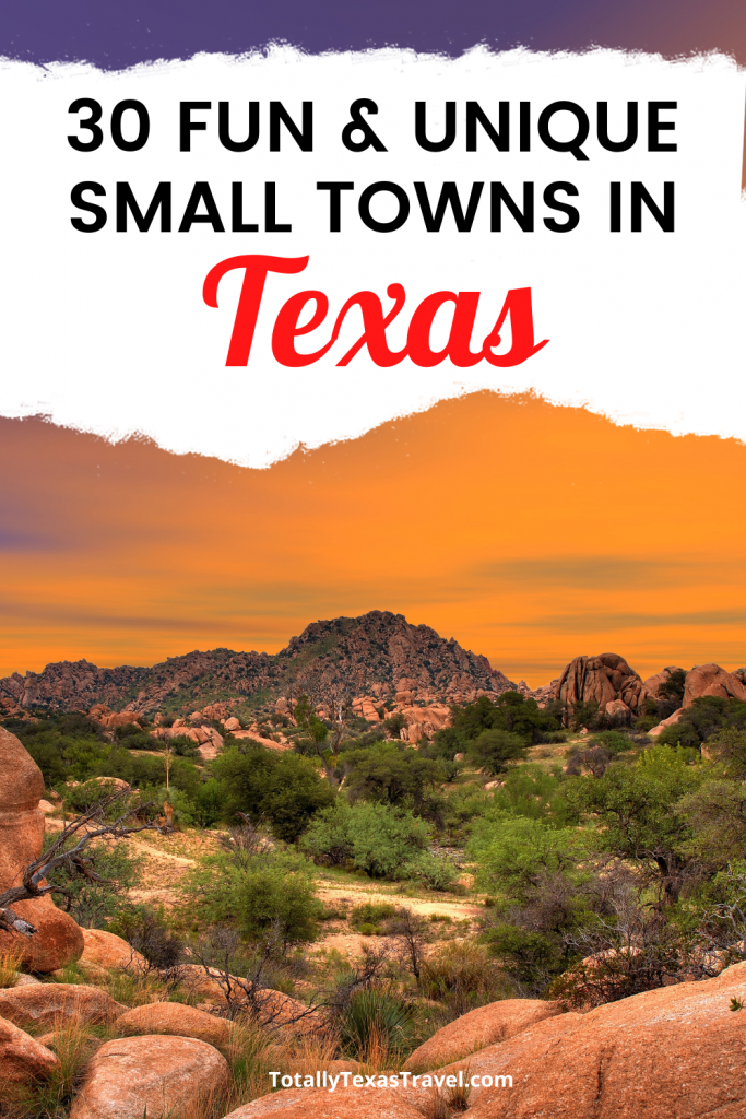 Texas small towns Pin
