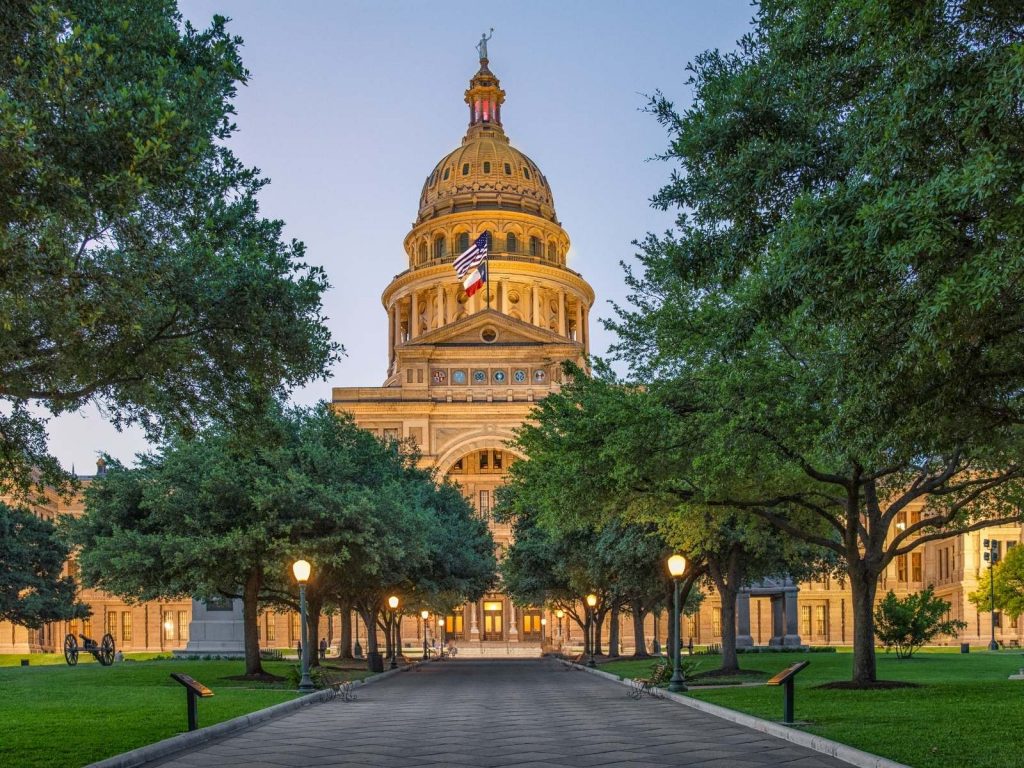Texas state capital building