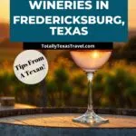 Fredericksburg Wineries Pinterest image