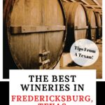 Fredericksburg Wineries Pinterest image