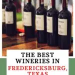 Fredericksburg Wineries Pinterest image