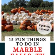 Things to do in Marble Falls Texas Pinterest Pin