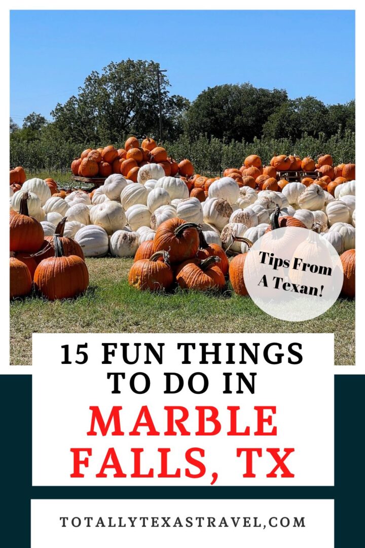 Things to do in Marble Falls Texas Pinterest Pin