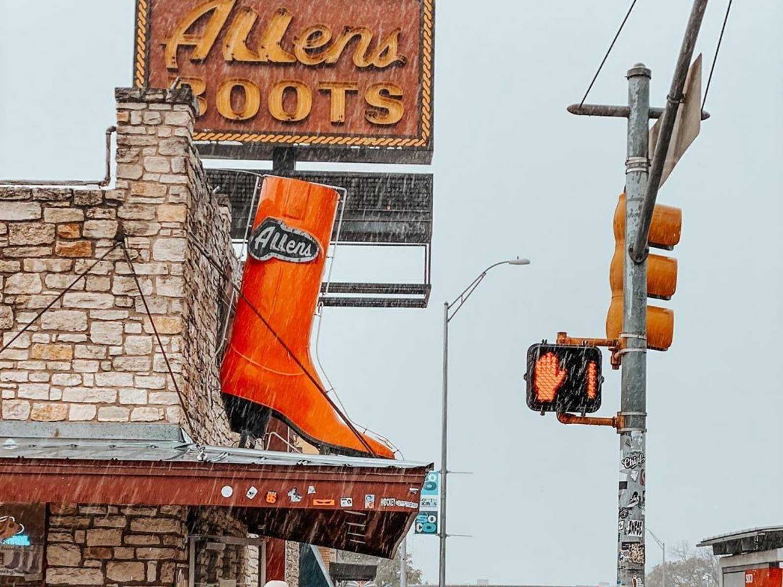 Allen's boots sign