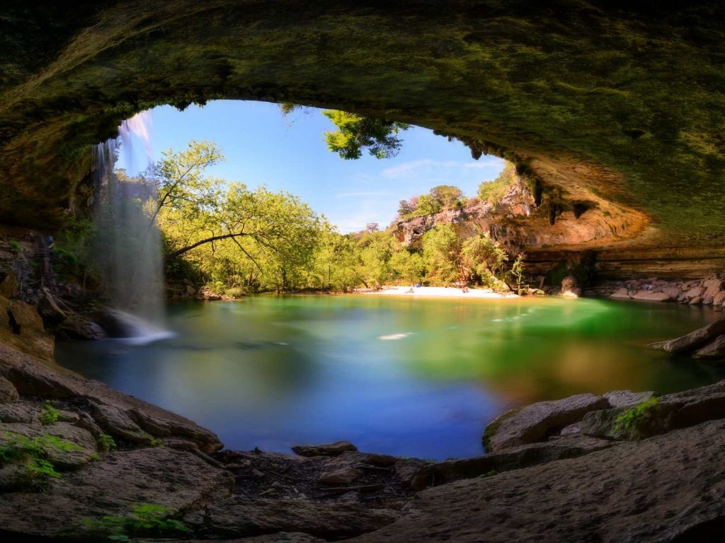 cave with water