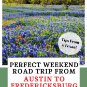 Austin to Fredericksburg Pinterest Pin