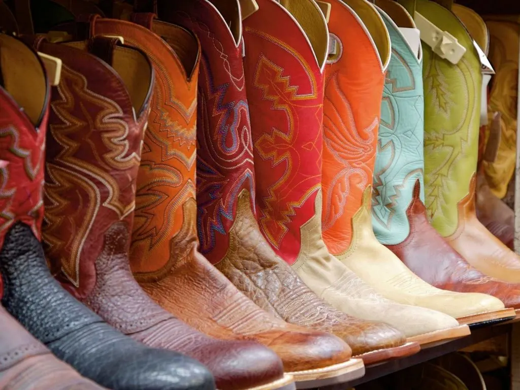 colorful cowboy boots