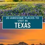 Places to visit in Texas Pin Image