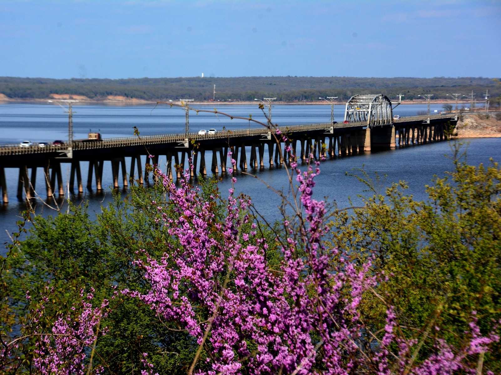 lake and bridge