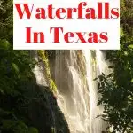 waterfalls in Texas Pin image