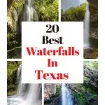 waterfalls in Texas Pinterest Pin