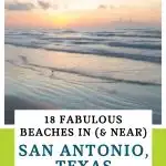 beaches in San Antonio Pinterest Image