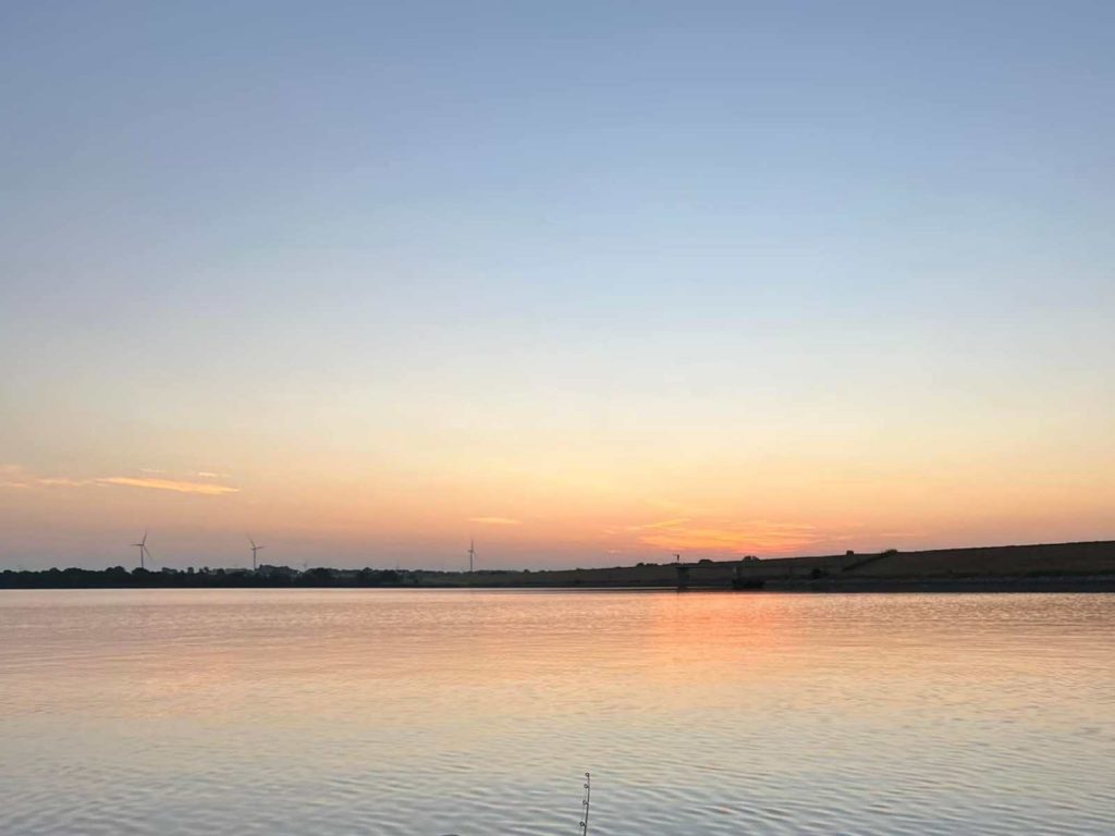 Muenster Lake sunset