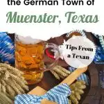 Things to do in Muenster Texas Pin Image