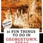 things to do in Georgetown, TX Pinterest Image