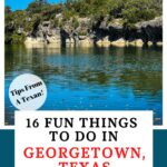 things to do in Georgetown, TX Pinterest Image