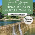 things to do in Georgetown, TX Pinterest Image