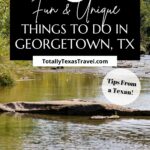 things to do in Georgetown, TX Pinterest Image