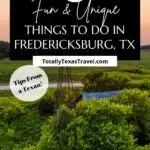 Fredericksburg, TX things to do