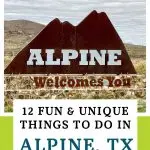 things to do in Alpine, TX Pin image