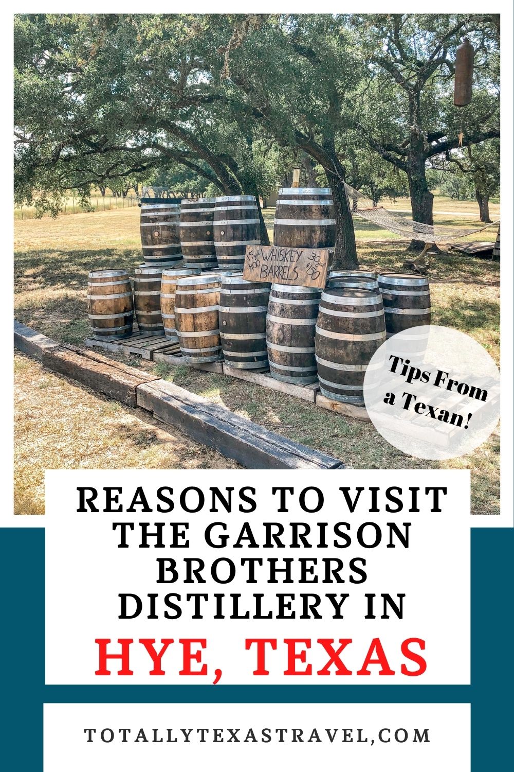 Garrison Brothers Bourbon Distillery Pin Image