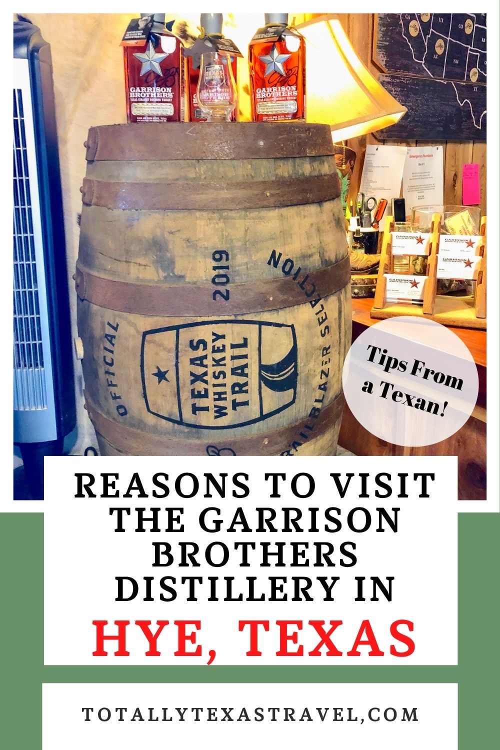 Garrison Brothers Distillery Pinterest Pin Image