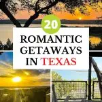 Texas romantic getaways Pin Image