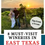 wineries in East Texas Pin Image