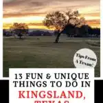 Kingsland Texas Pin