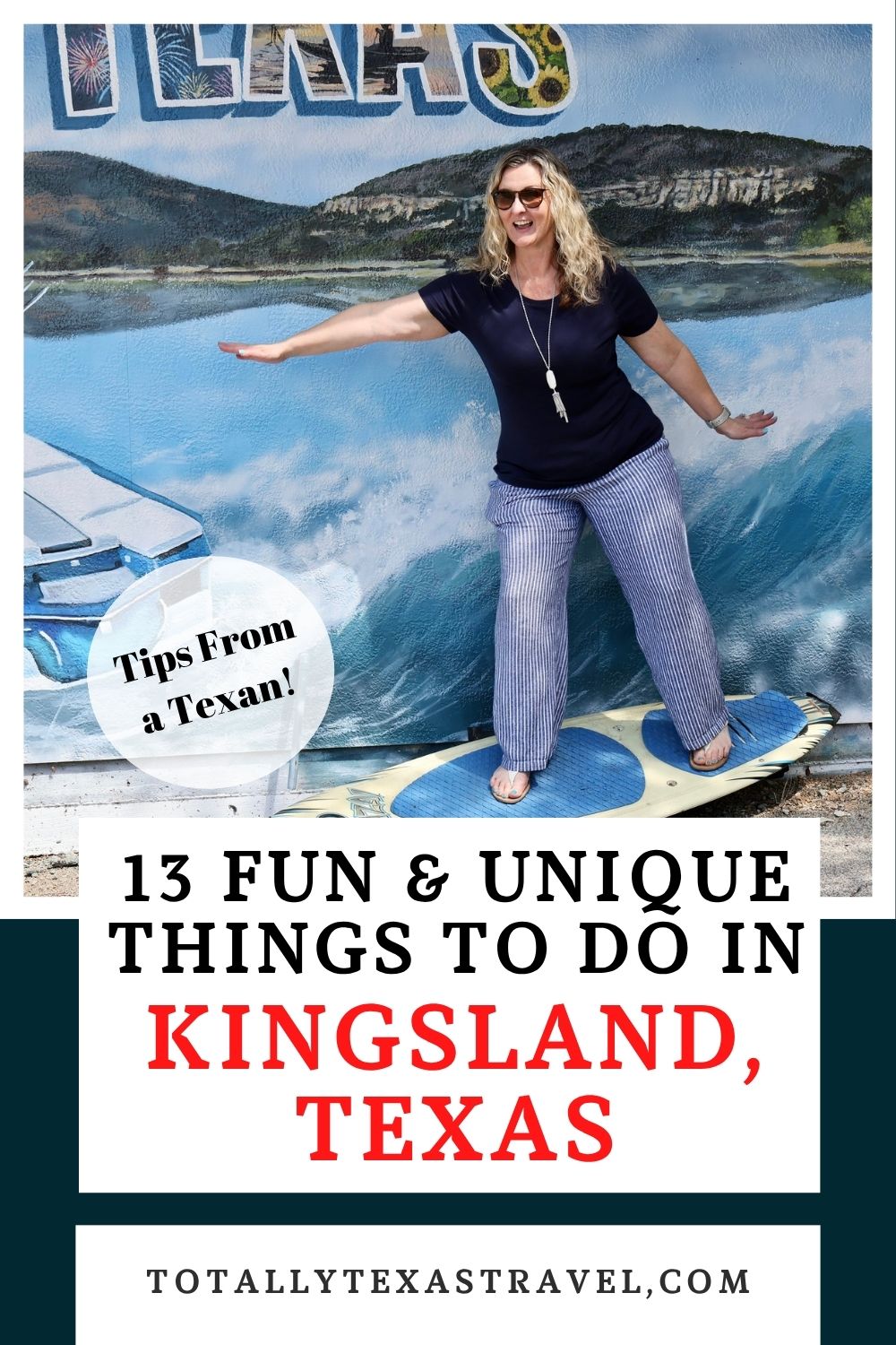 Kingsland Texas Pin