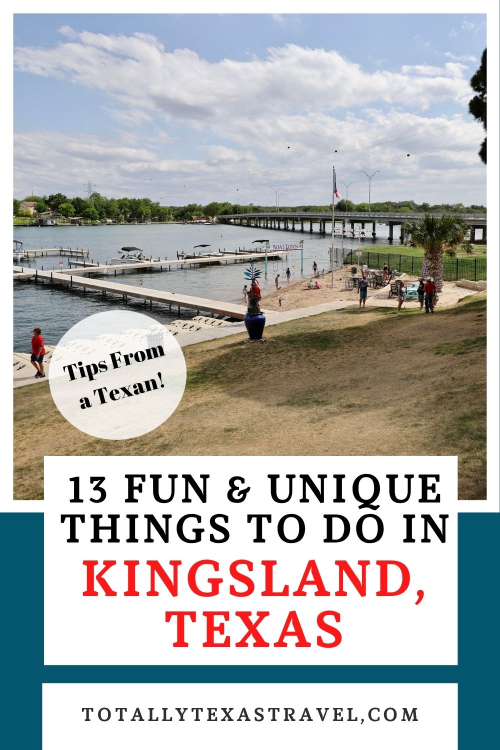 Kingsland Texas Pin