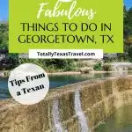 things to do in Georgetown Texas Pinterest Image