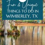 things to do in Wimberley, Texas pin image