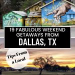 weekend getaways from Dallas pin