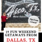 weekend getaways from Dallas pin