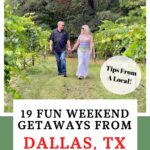 weekend getaways from Dallas pin