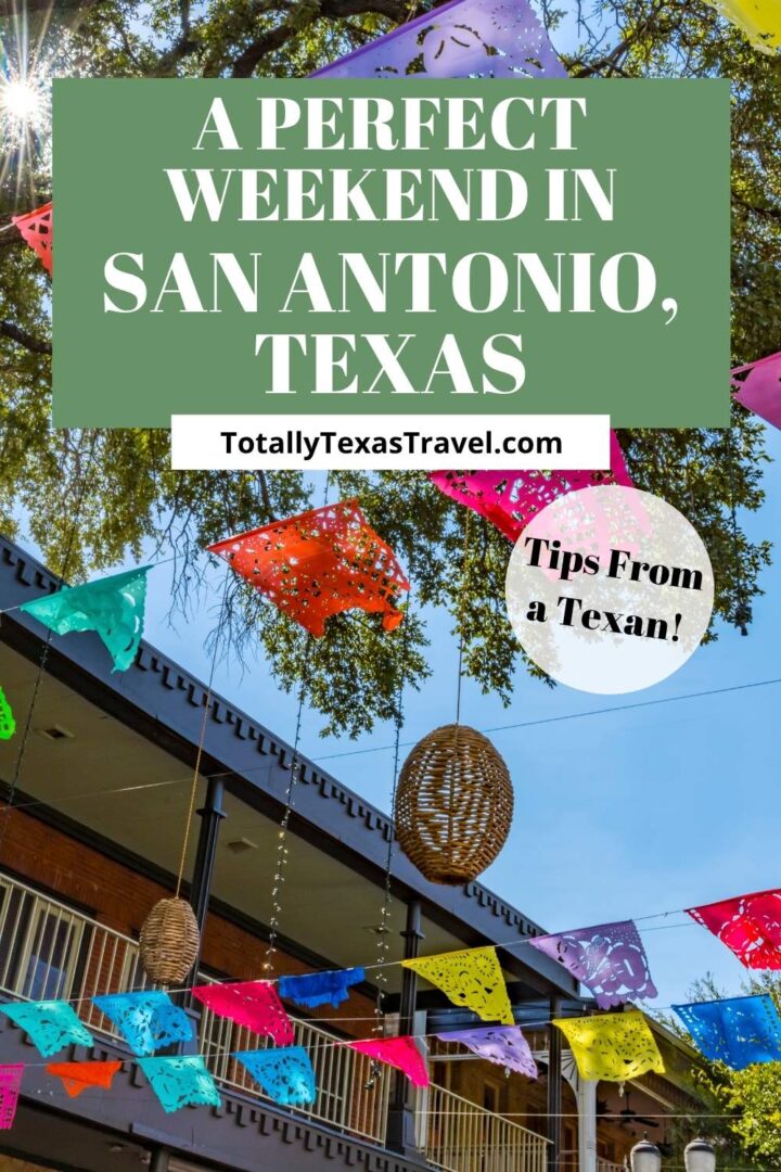 weekend in San Antonio Pinterest Pin Image