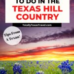 things to do in Texas Hill Country pin image