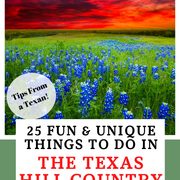 Places to visit in Texas Pinterest Pin