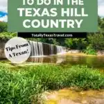 things to do in Texas Hill Country pin image