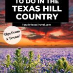 things to do in Texas Hill Country pin image