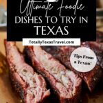 Texas foodie bucket list Pinterest Pin