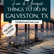 things to do in Galveston Pinterest Image