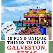 things to do in Galveston Pinterest Image
