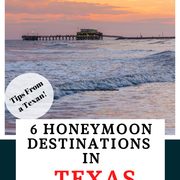 Honeymoon destinations in Texas Pinterest Image