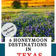Honeymoon destinations in Texas Pinterest Pin