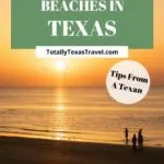 Texas Gulf Coast beaches pin image